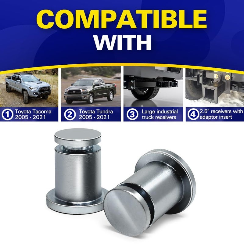 HitchSafe HS7021T Hitch Bolt Set | Hitch Bolts For Thicker Weld Receivers | Made For HitchSafe Vault - Includes 2 Extended Hitch Bolts For Large Trucks & Car Trailer Hitch | Truck Accessories - Image 3